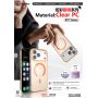Apple 17 series Clear PC magnetic phone case